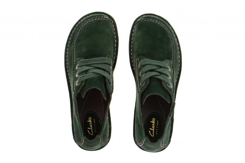 Clarks Funny Dream Schuhe grün Velour