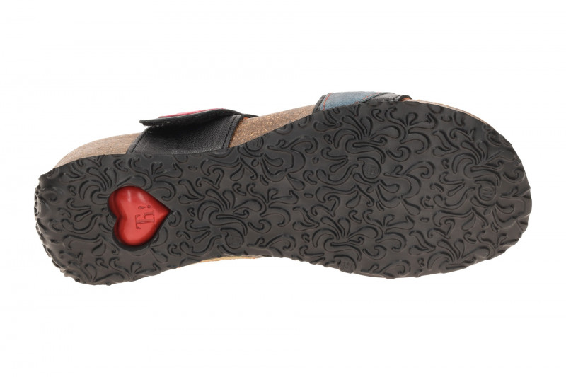 Think Mizzi Pantoletten schwarz bunt Oval 1283