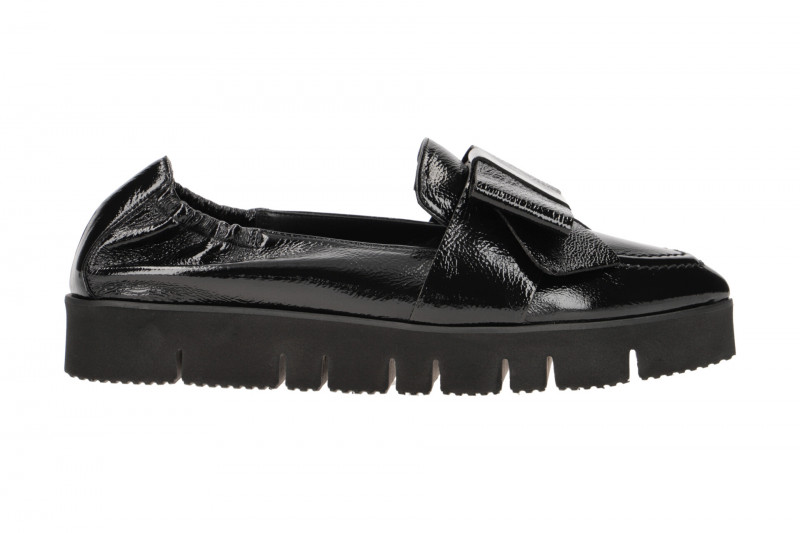 K&S Pia XXL Ballerinas schwarz Lack 93580