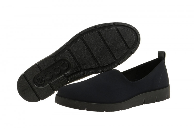 Ecco Bella Slipper schwarz Stretch