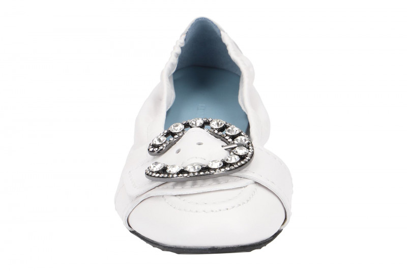 K&S Malu Ballerinas weiß Crystal 10290