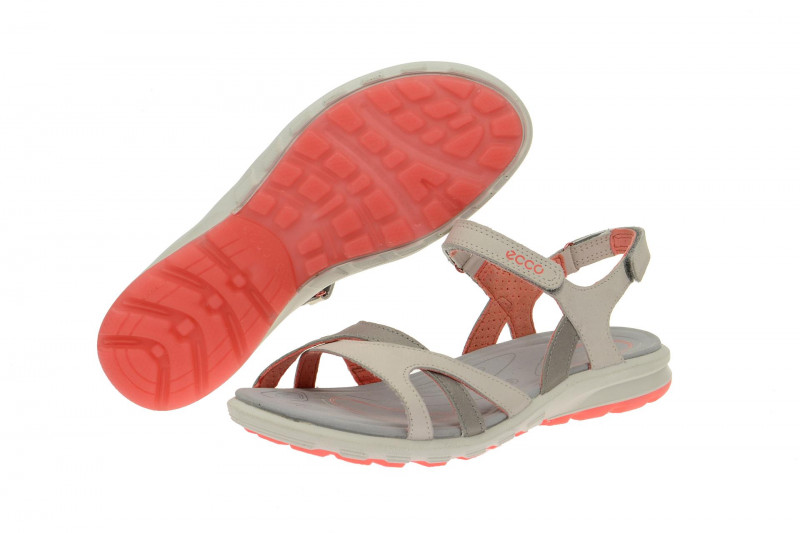 Ecco Cruise Sandale weiß orange 84160359902