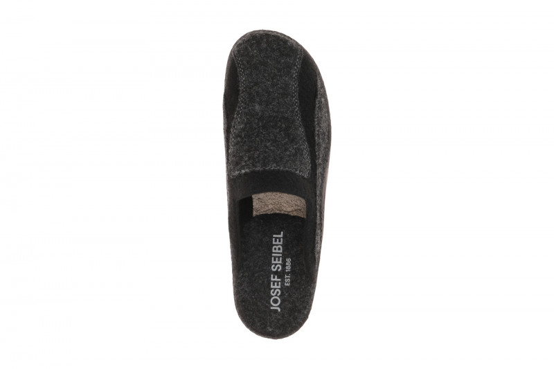 Josef Seibel Monaco Pantoletten Clogs schwarz Filz 17912