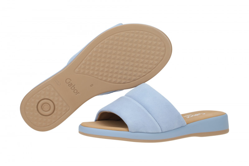 Gabor Pantolette azur blau 22.730.26