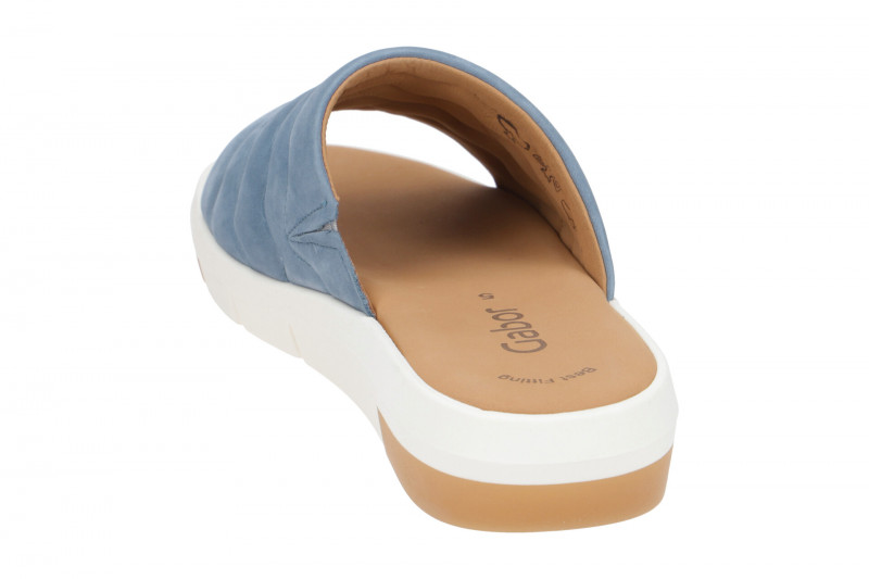 Gabor Pantolette jeans blau Soft-Nubuk 84.601.16