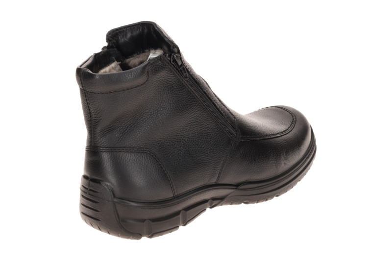 JOMOS Warmfutter Stiefelette schwarz H-Weite Lammfell 416501