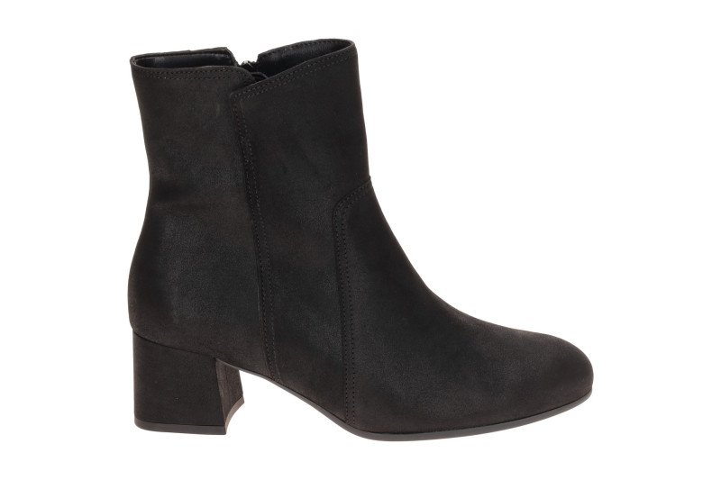 Gabor Stiefelette Ankle Boots schwarz schimmernd H-Weite 8063.01.005
