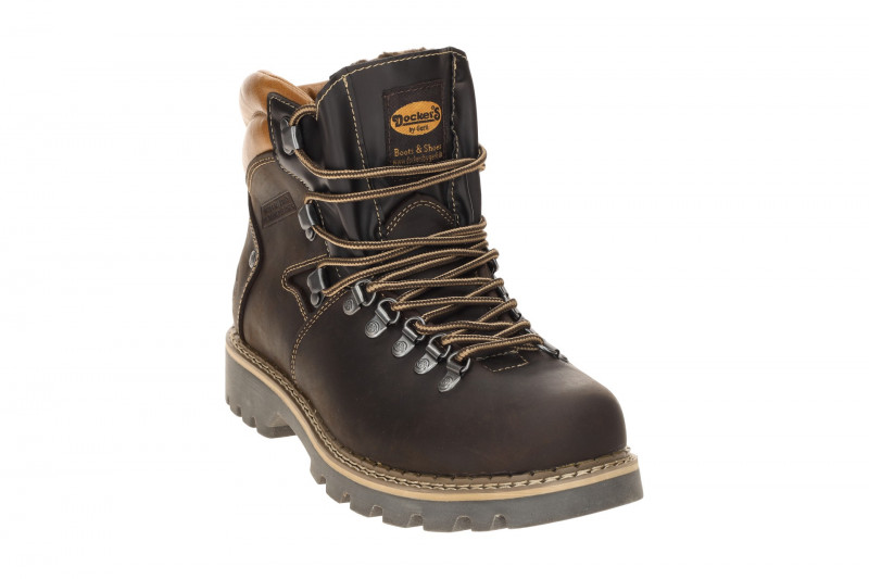 Dockers Winter Schuhe Warmfutter Stiefel braun Herren wasserdicht 45NB104
