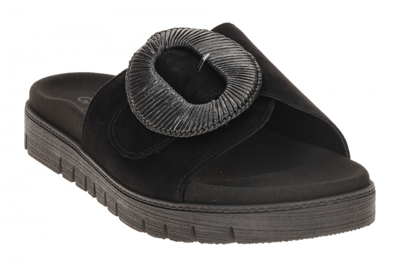 Gabor Pantolette schwarz uni 83.742.17