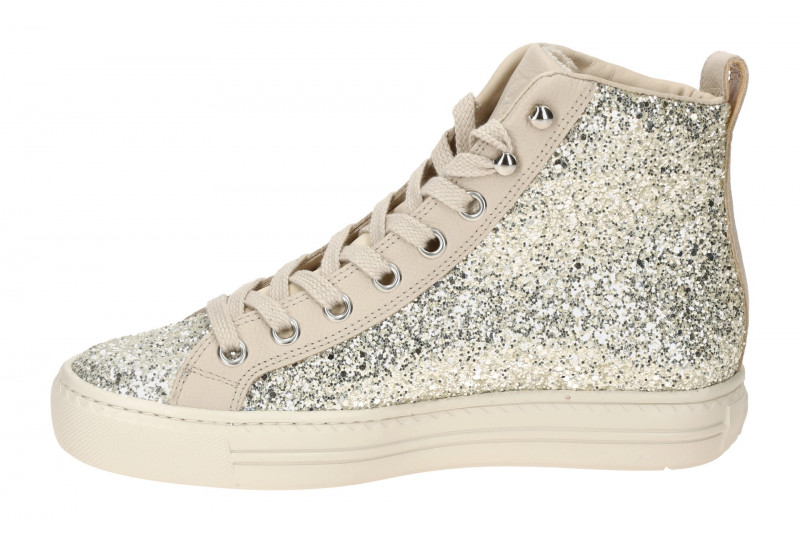 Paul Green 5312 High-Sneaker Schuhe beige Pailletten
