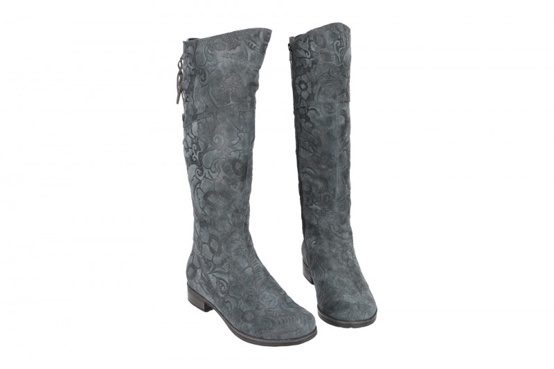 Think Denk Schaft-Stiefel grau romantic