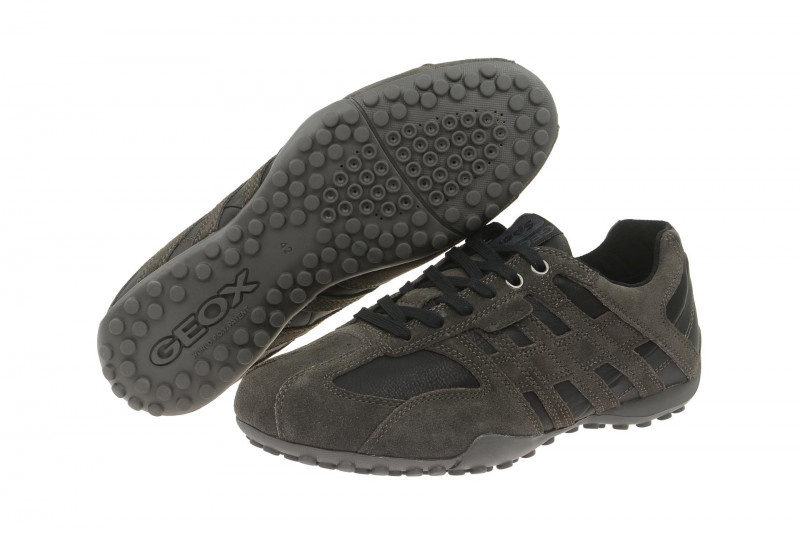 Geox Snake Schuhe dunkelgrau mud U4207K