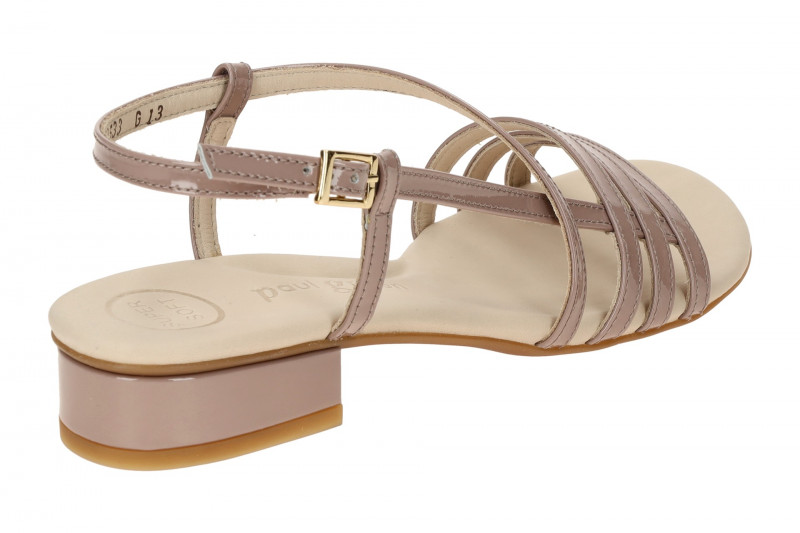Paul Green Sandalette rosa rosewood Lack 7621
