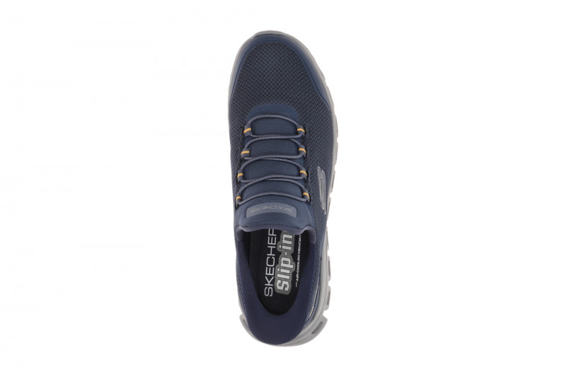 Skechers Glide Step Slipper Schuhe blau Herren SLIP-INS 233017