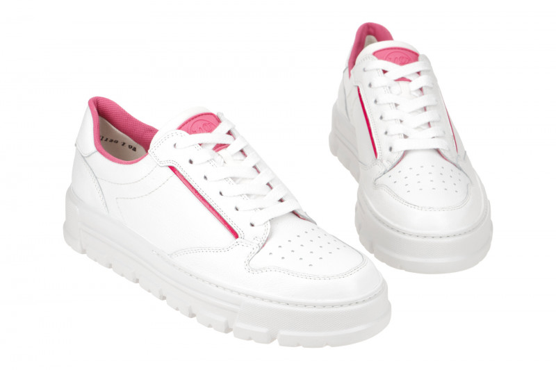 Paul Green Sneaker Schuhe weiß rosa 5220