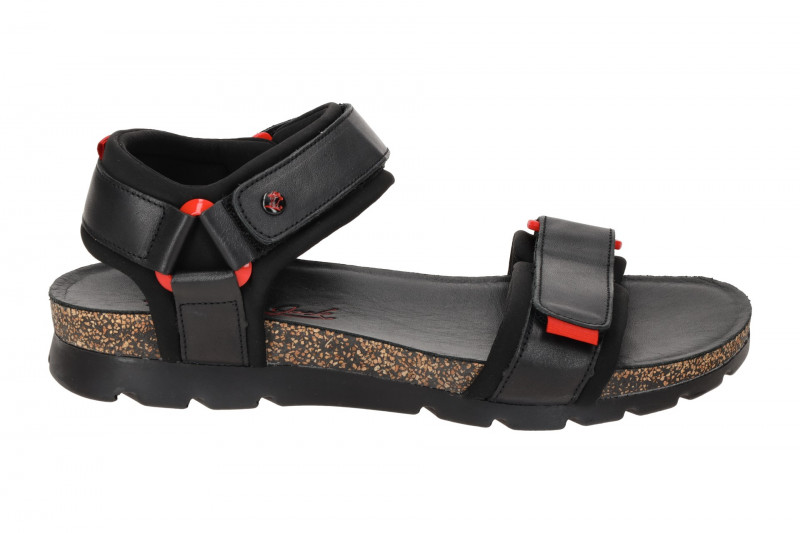 Panama Jack Seth C1 Herren Sandale schwarz rot