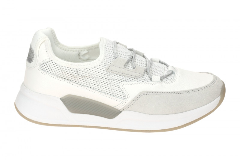 Gabor RollingSoft Slipper Schuhe weiß grau 66.951.52