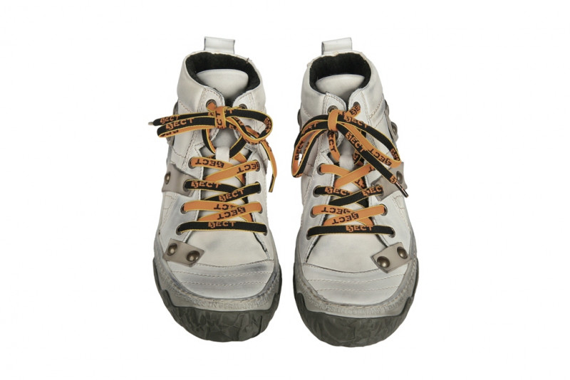 Eject Shara E-13579 warmfutter Boot weiß grau