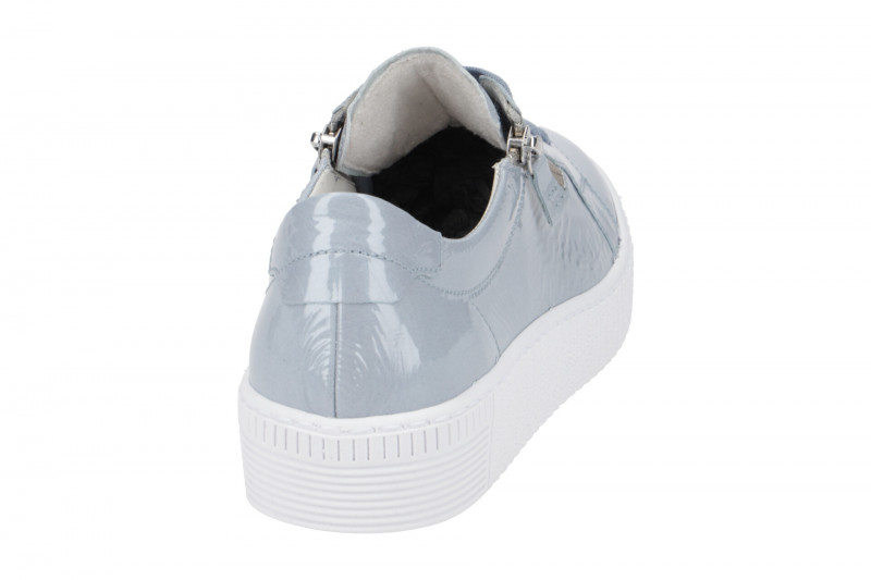 Gabor Schuhe hellblau Lack Sneaker 23.334.96