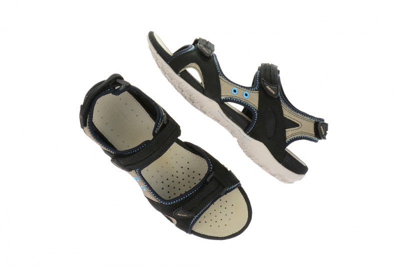 Geox Sand.Strel Sandale schwarz - D3225B