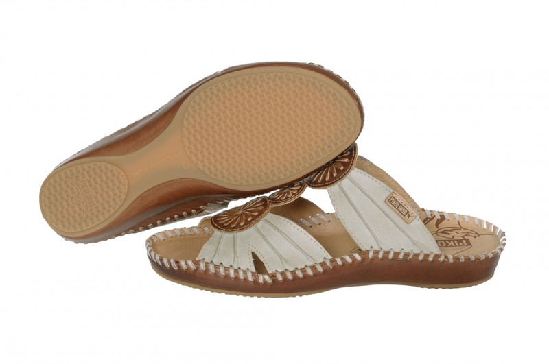Pikolinos Vallerta Pantolette grau braun 655-9468
