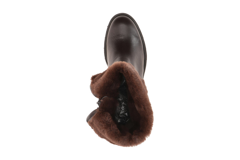 Gabor Stiefel braun mocca Fellkragen gekrempelt 8021.04.002