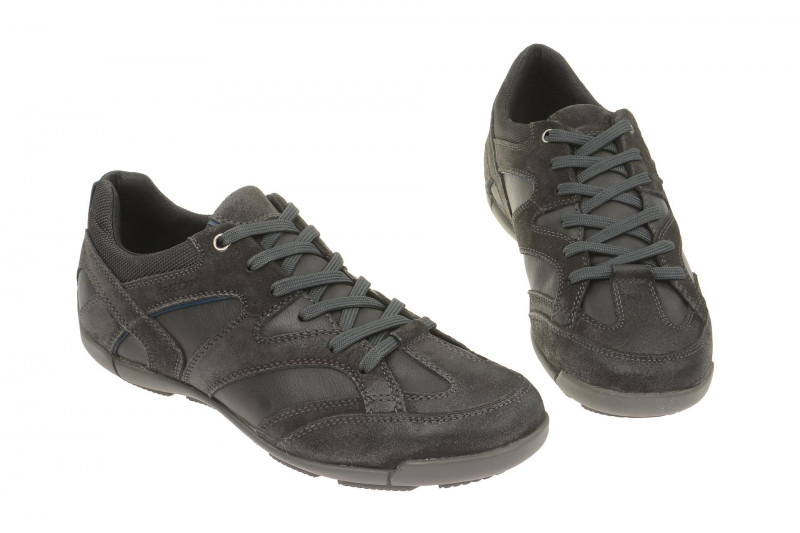 Geox Cart Schuhe grau antracite U34S4T
