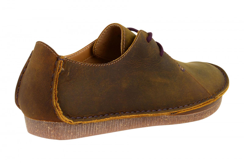 Clarks Janey Mae Schuhe braun Fettleder