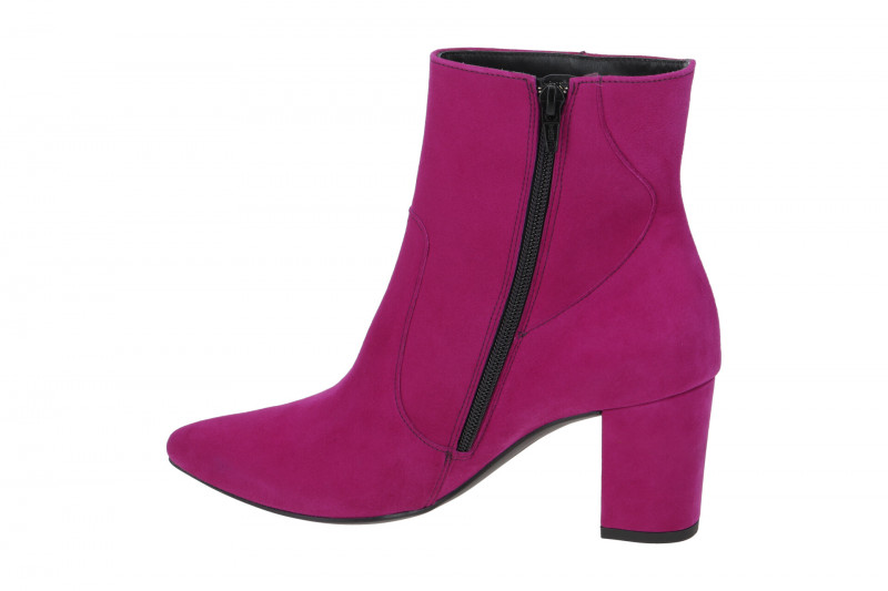 Paul Green 8050 Stiefelette Ankle Boots lila viola Samtvelour