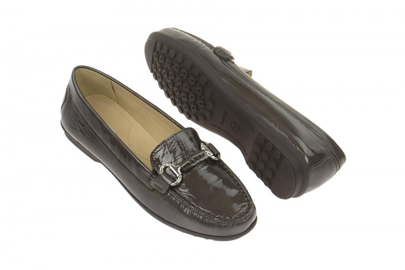 Geox Elidia Schuhe braun Lack