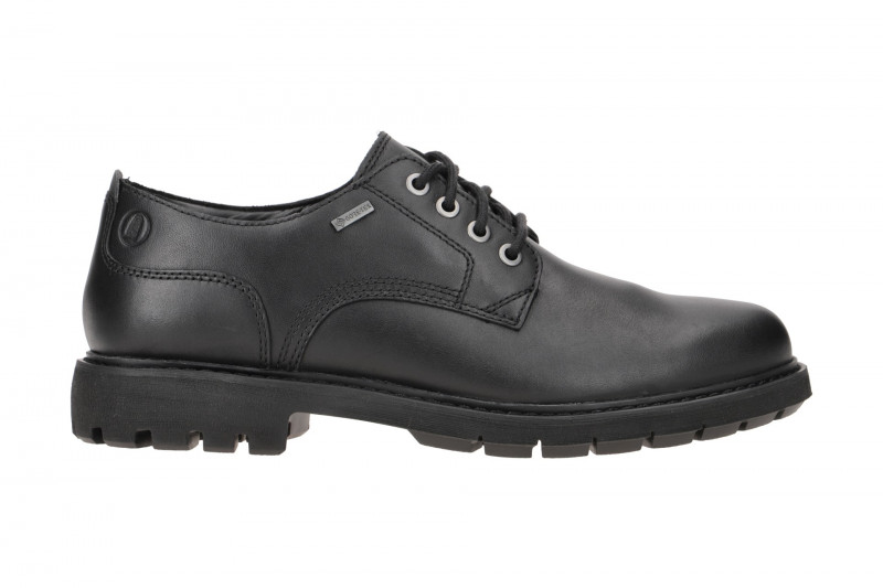 Clarks Batcomb Tie Schuhe schwarz GORE-TEX
