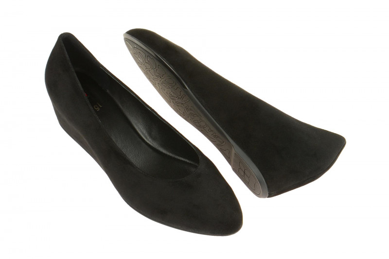 Högl Keil Pumps Slipper schwarz 4202