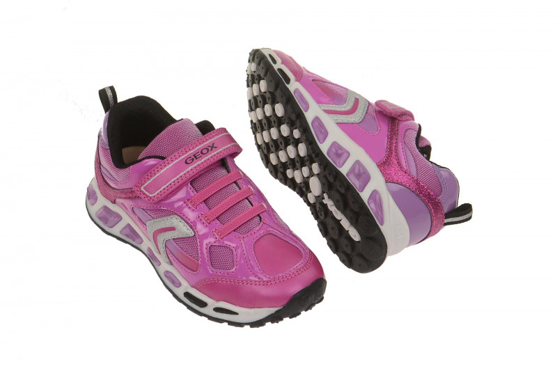 Geox Respira Shuttle Girl Kinder Schuhe in pink Mädchen