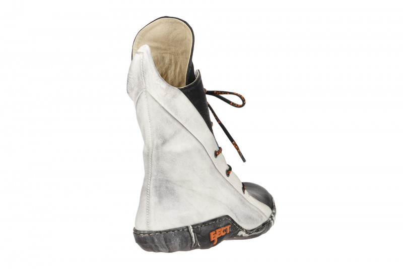 Eject Diamante Stiefel schwarz weiß mix Glattleder 12738