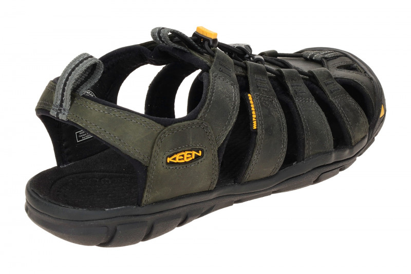 KEEN Clearwater Outdoor Sandale dunkelgrau Leder 1013107