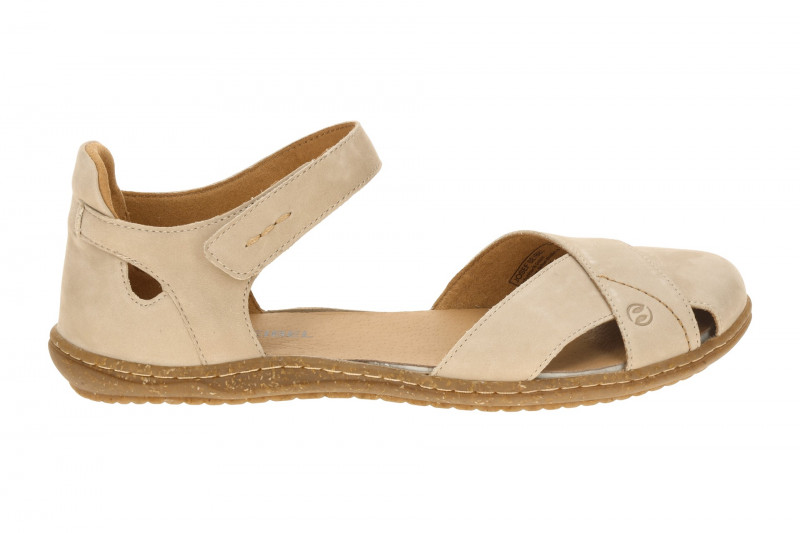 Josef Seibel Damen Sandale Caitlyn 05 beige creme Barfußschuhe