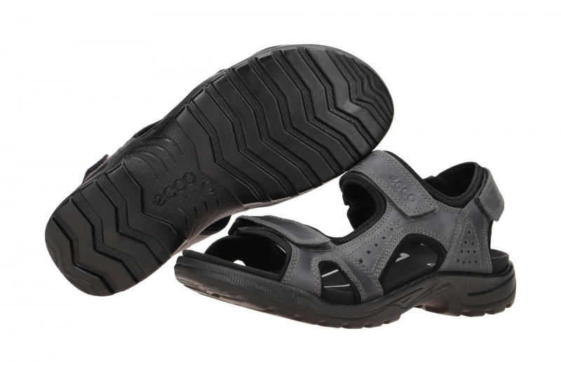 Ecco Onroads Herren Sandale grau magnet