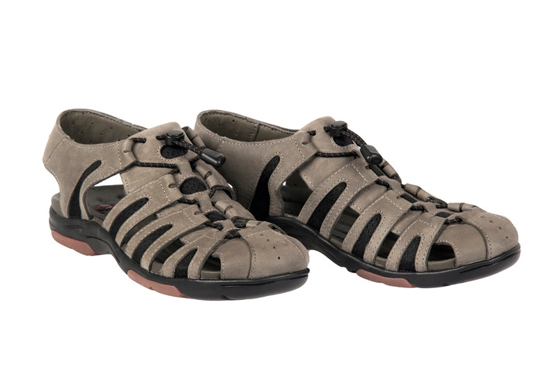 Clarks Un Dock grau Herren Sandaletten