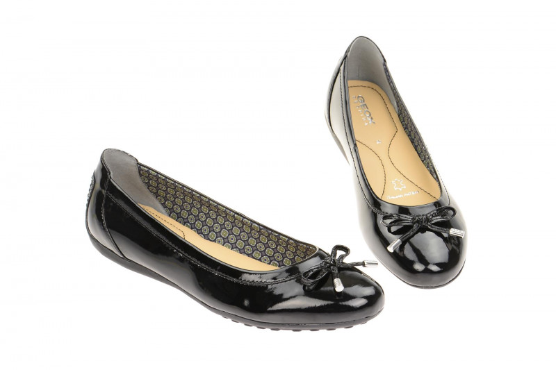 Geox Piuma Ballerinas schwarz Lack
