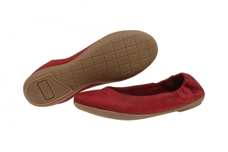 camel active Bamboo Ballerinas rot 800.90.10