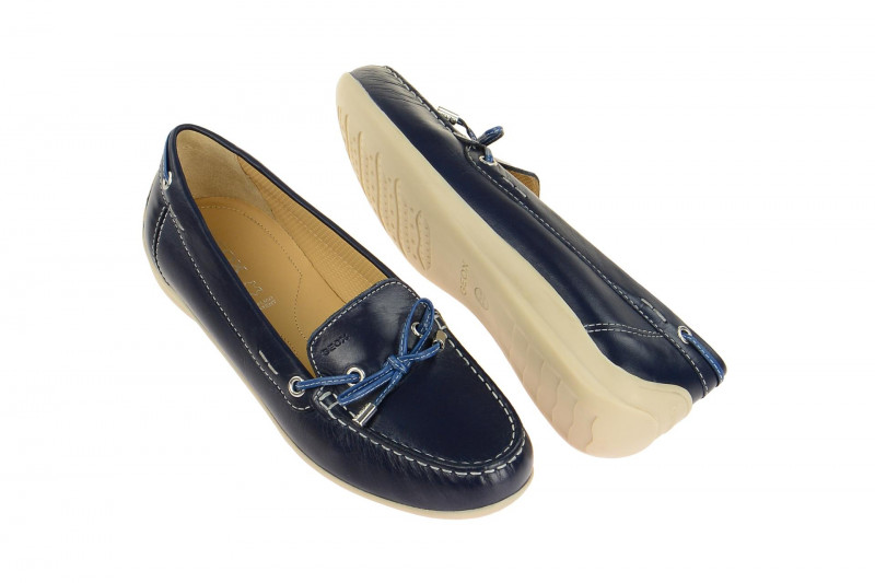 Geox Yuki Schuhe Slipper blau D6455A