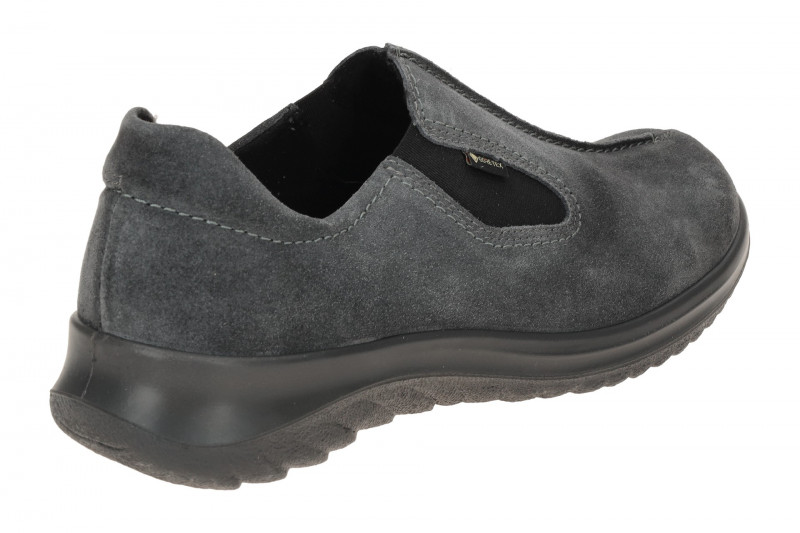 Legero Softboot Schuhe Slipper grau Velour Gore-Tex