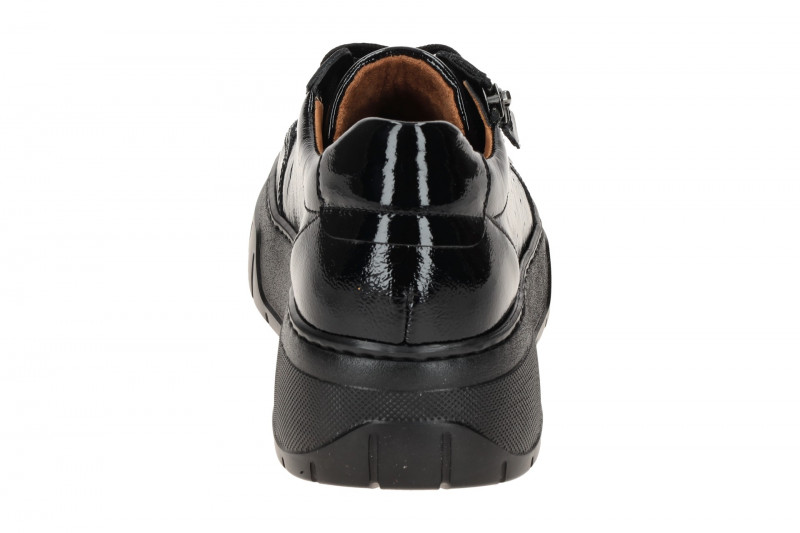 Gabor Schuhe Plateau Sneakers schwarz Lack 73.220.97