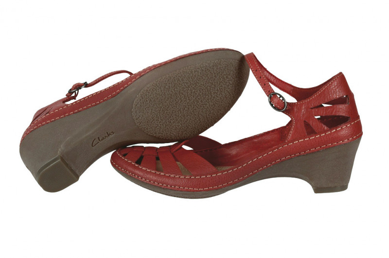 Clarks Sandale Gothic Rebel in rot 20354428