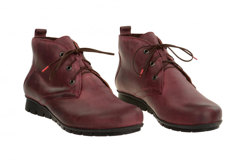 Think Menscha Schuhe Stiefelette dunkelrot