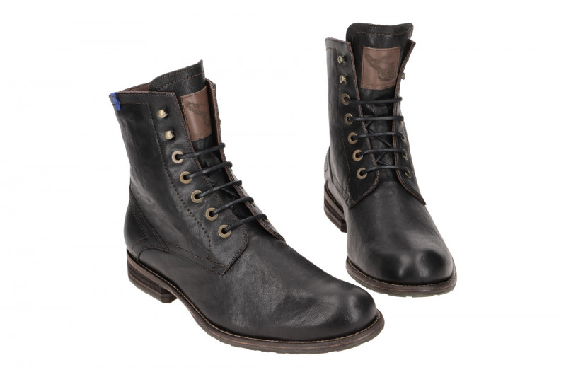 Floris van Bommel FERRI Stiefel schwarz Lamm-Warmfutter 80011