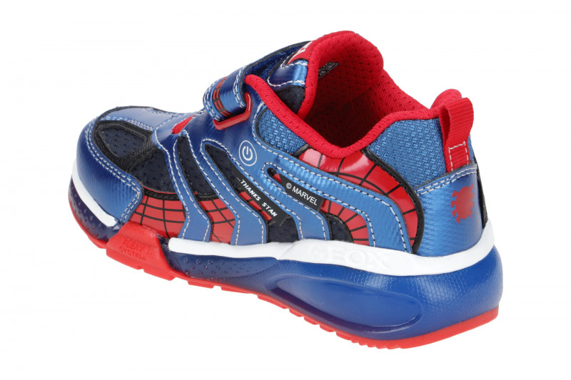 Geox BAYONYC Kinder Schuhe blau Spider-Man J269YC