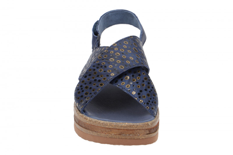 Think Zega Sandale blau gold kombi 206