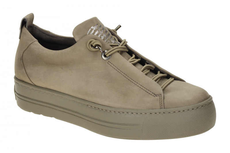 Paul Green Sneaker Plateau Schuhe taupe grau 5017