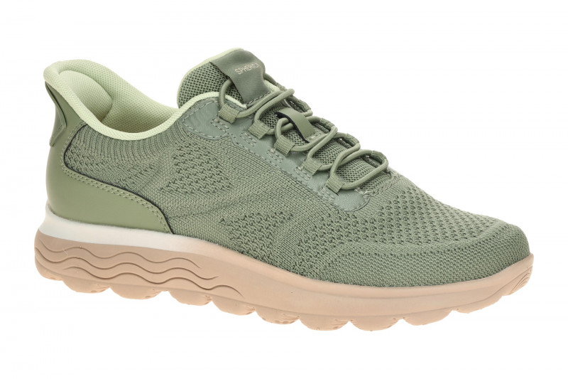 Geox Spherica Sneaker Schuhe grün olive Damen FASTin D657MD